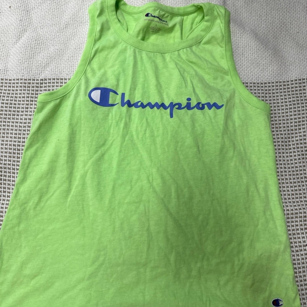 Champion kids Neon Green Sleeveless Top